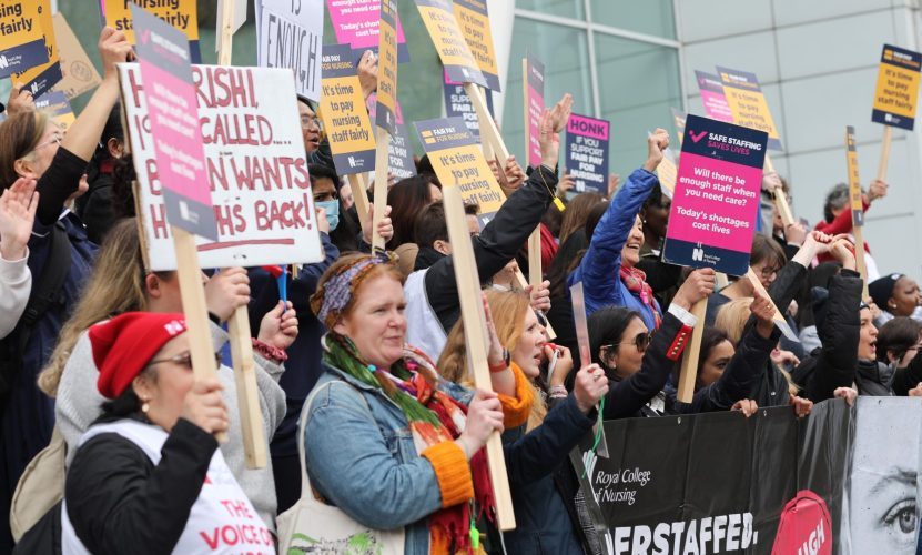 Nurse Strike - credit Royal College of Nursing / Rob Alderman