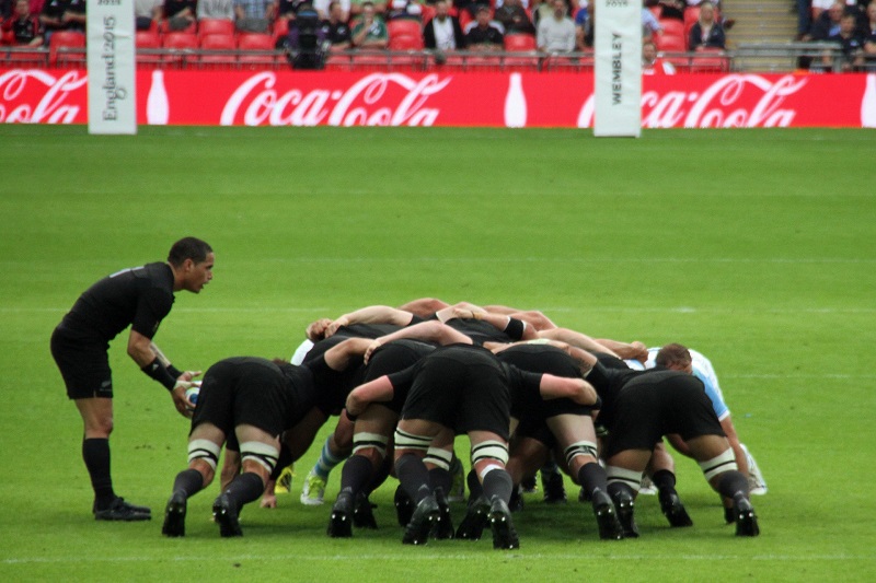 All Blacks scrum