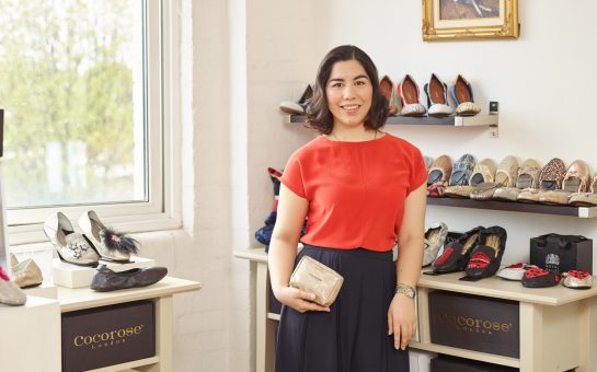 Janan Leo self-funded foldable shoe brand Cocorose London while working a 9-to-5 job and grew the business to collaborations with BAFTA and The Royal Ballet