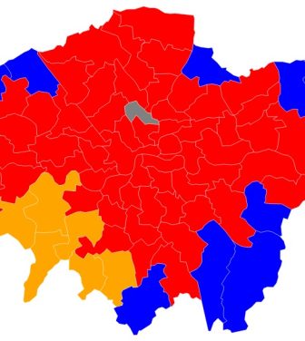 Map of London constituencies