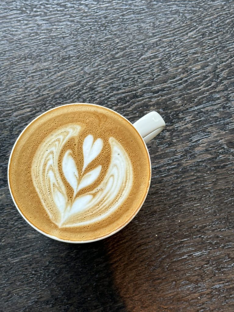 Photo: Latte art at Buzzed. Credit: Mozzo Coffee & Maayan Kershenbaum
