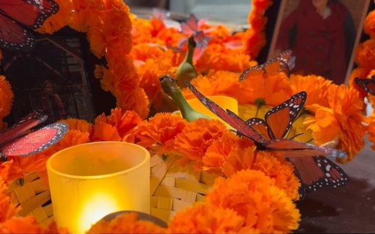 Traditional ofrendas from the Day of the Dead.